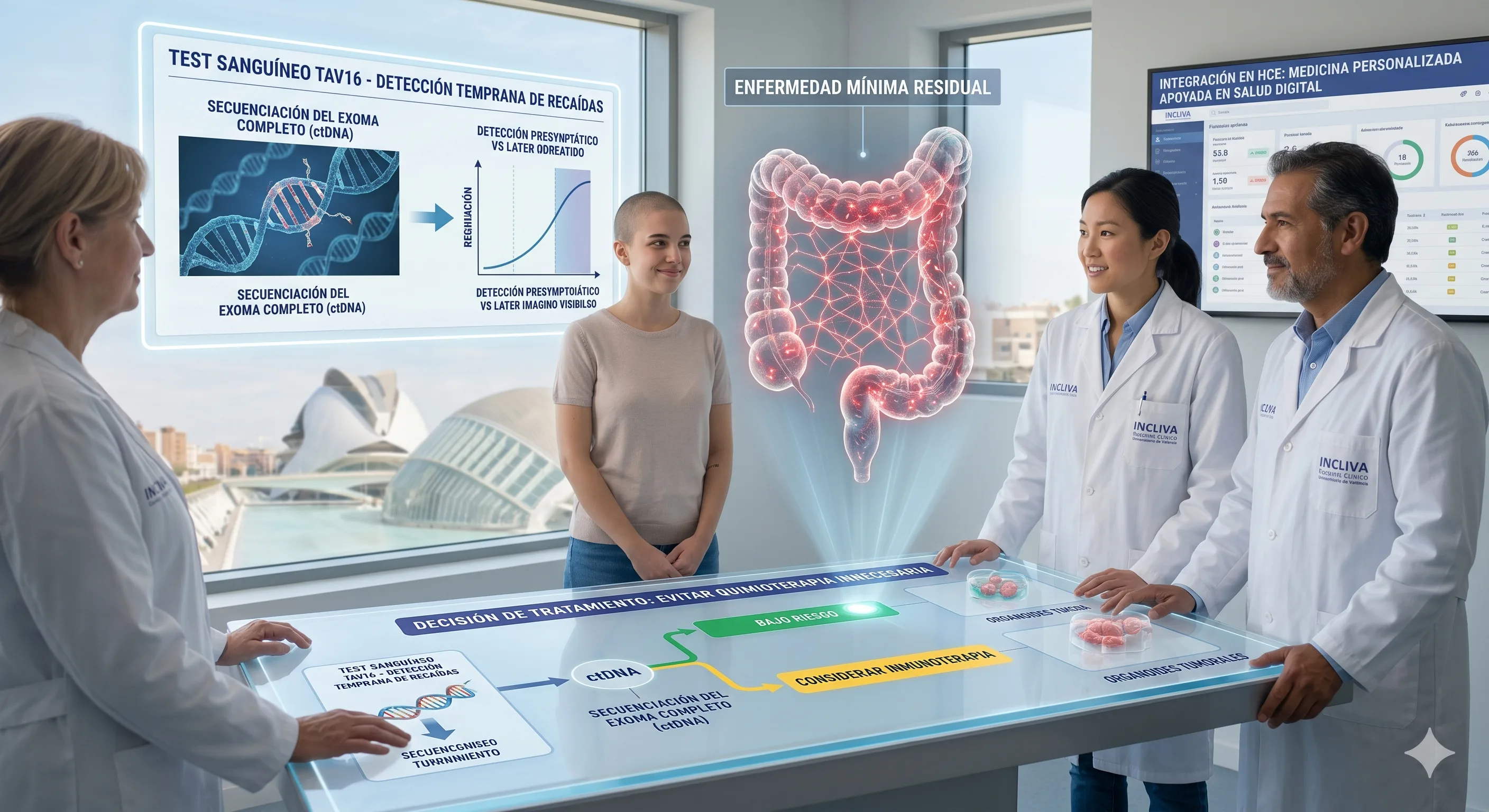 Nuevo test sanguíneo 💉 mejora detección de recaídas en cáncer de colon gracias a las historias clínicas electrónicas