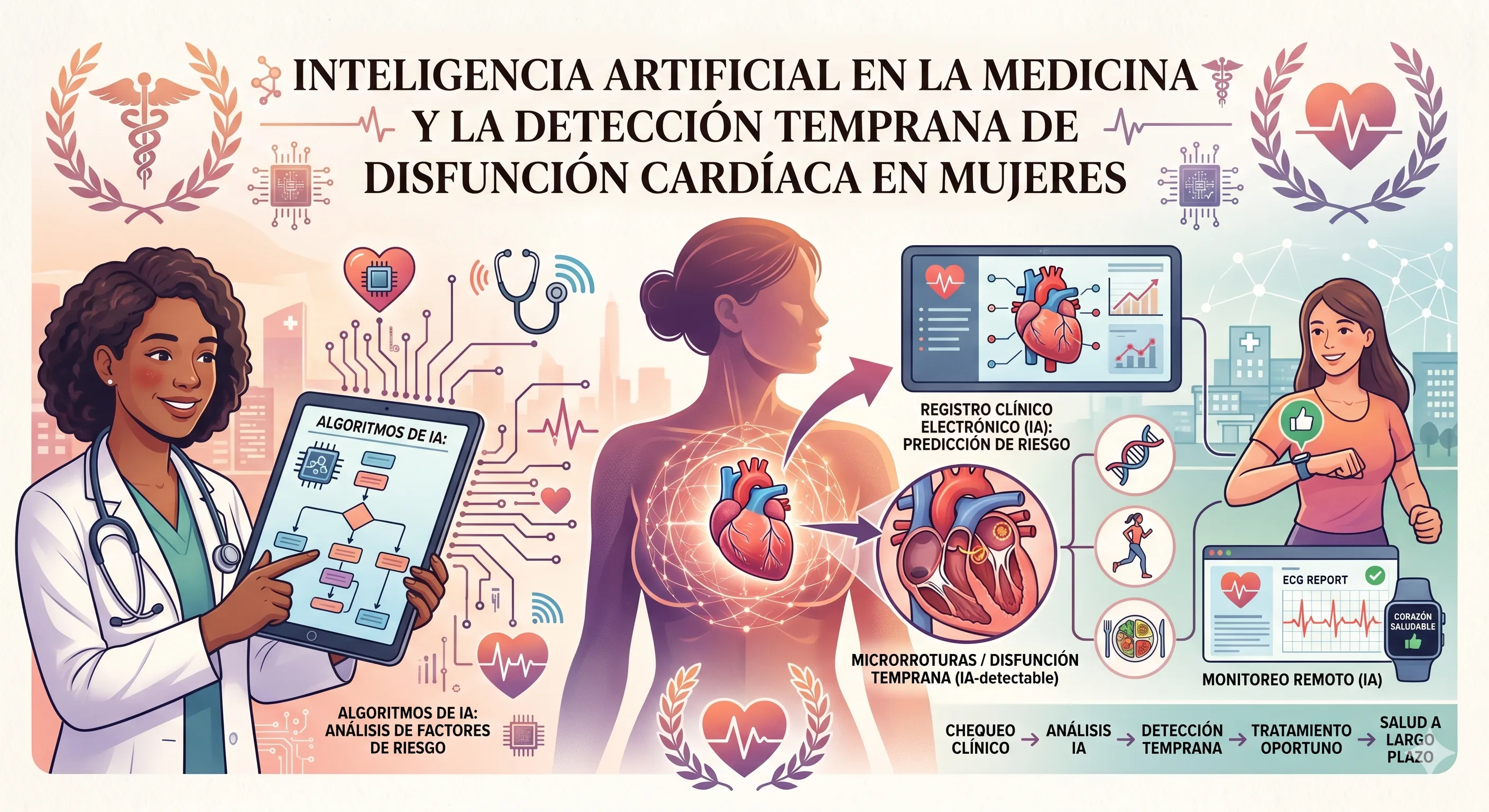 Inteligencia artificial en la medicina ⚕️ y la detección temprana de disfunción cardíaca en mujeres